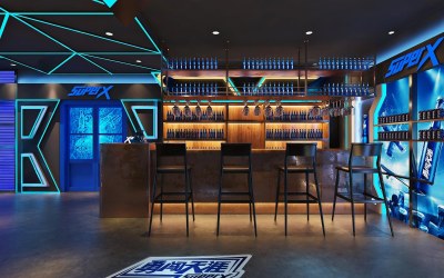 工业风酒吧3D模型下载